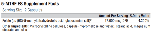 5-MTHF ES (Xymogen)
