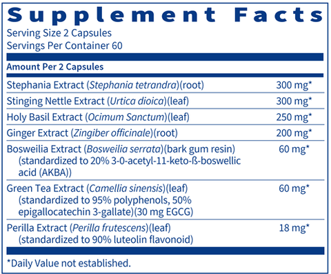 Advanced Inflammation Support Klaire Labs