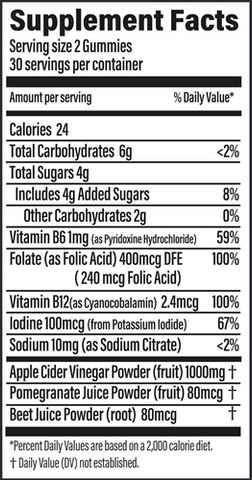 Apple Cider Vinegar Gummies (Bubs Naturals)