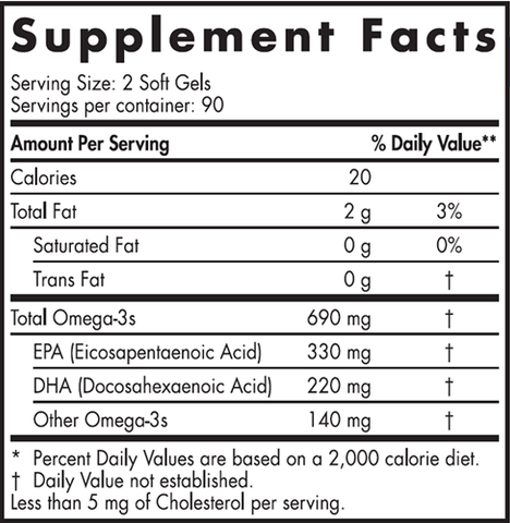 Arctic Omega 180 Soft Gels Lemon