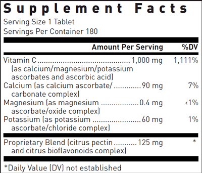 Ascorbplex 1000 Buffered (Douglas Labs)