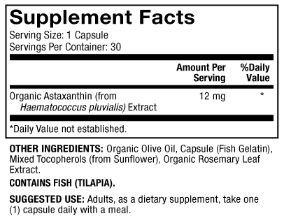 Astaxanthin 12 mg (Dr. Mercola)
