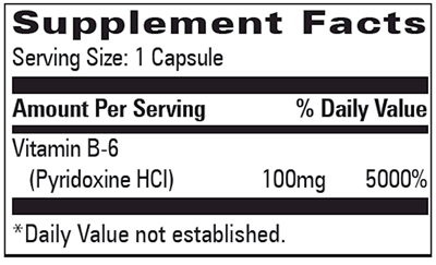B-6 100 mg (Progressive Labs)