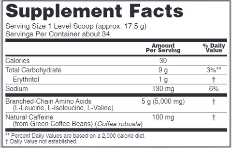 BCAA Blast Powder Tropical Punch (NOW)