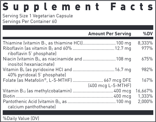 B Complex with Metafolin (Douglas Labs)