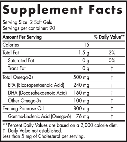 Balanced Omega 180 Soft Gels Lemon