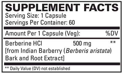 Berberine 500 mg (Euromedica)