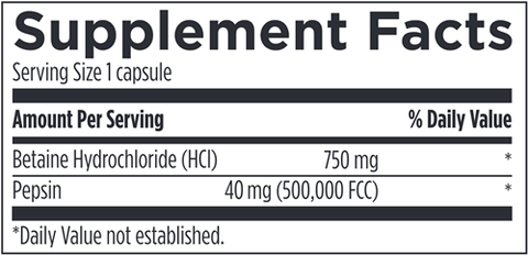 Betaine HCL (Designs for Sport)