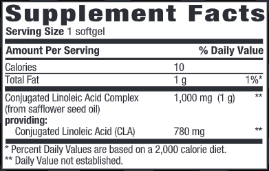 Biochem CLA (Biochem) Supplement Facts