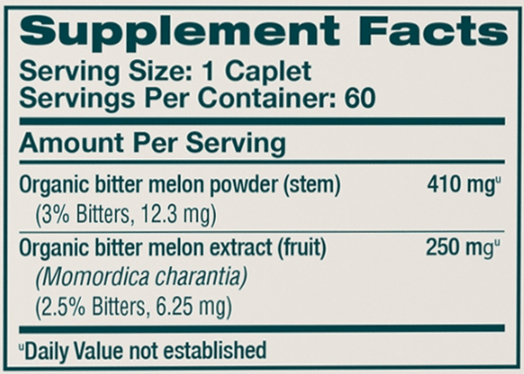 Bitter Melon (Himalaya Wellness) supplement facts