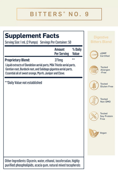 Bitters No. 9 Quicksilver Scientific