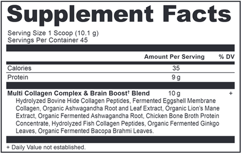 Brain Boost Powder Vanilla (Ancient Nutrition)