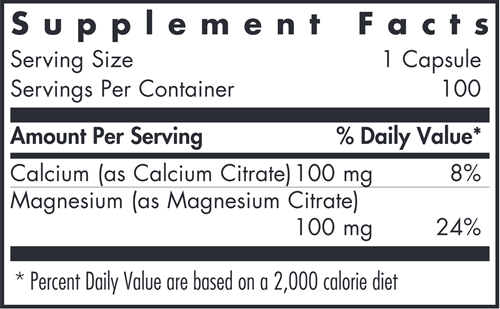 Calcium Magnesium Citrate (Allergy Research Group)