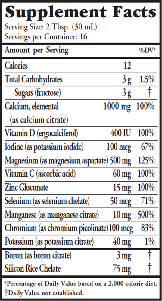 Calcium Plus (Blueberry) (Buried Treasure) Supplement Facts