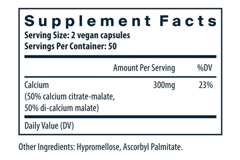 Calcium citrate malate 150mg Vital Nutrients