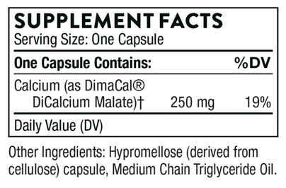 Calcium (formerly DiCalcium Malate) Thorne