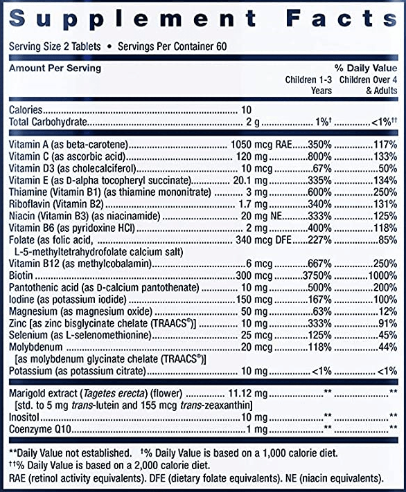 Children's Formula Life Extension Mix™ (Life Extension) Supplement Facts