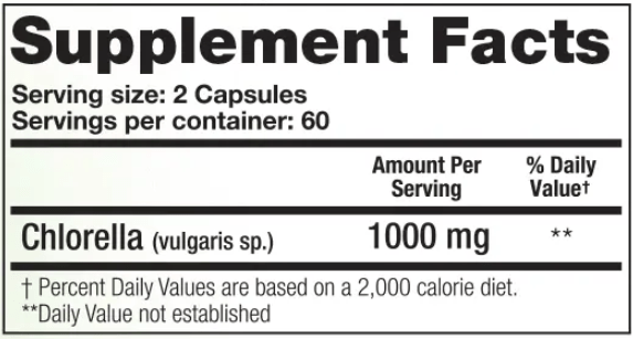 Chlorella Capsules (Lidtke)