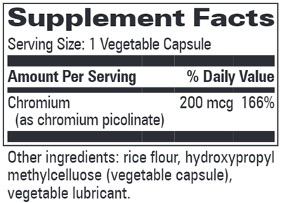 Chromium Picolinate (Progressive Labs)