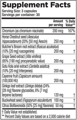 Circulari-T (Lifeseasons) Supplement Facts