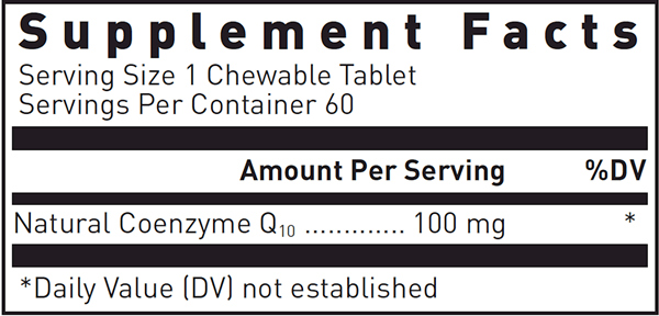 Citrus-Q10 100 (Douglas Labs) supplement facts