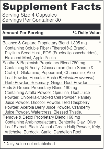 Clear Gi DaVinci Labs Supplement Facts