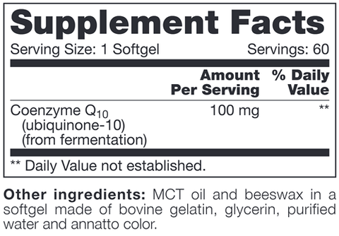 CoQ10 SAP Softgels