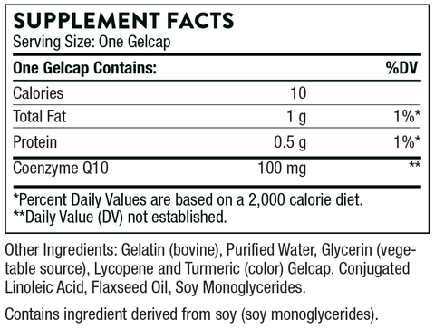 CoQ10 (formerly Q-Best 100) (Thorne)