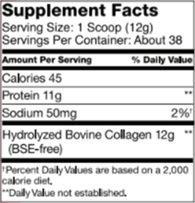 Collagen Hydrolysate Container (Zint Nutrition)