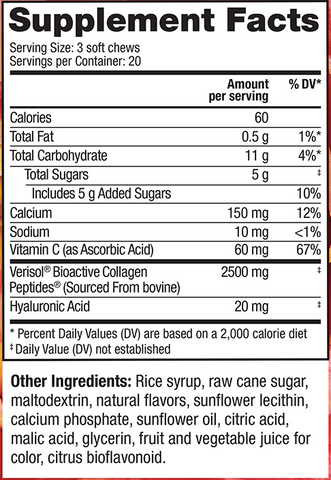 Collagen Replenish Chews Reserveage