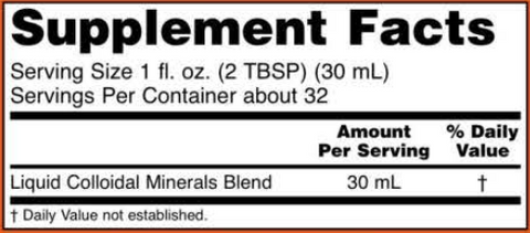 Colloidal Minerals (NOW)