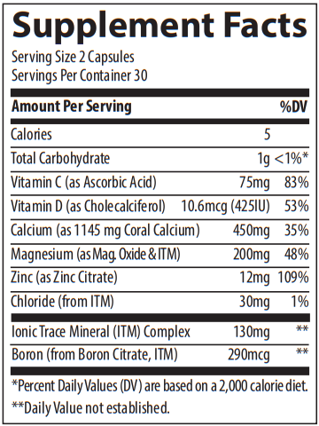 Coral Calcium with ConcenTrace Trace Minerals Research