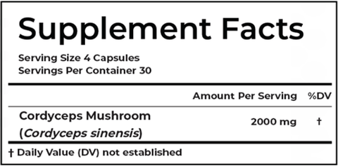 Cordyceps Mushroom (Bio Essence Health Science)