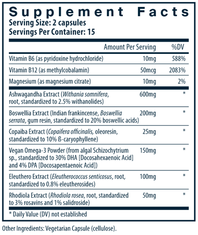 Cortisol Balance Vital Nutrients