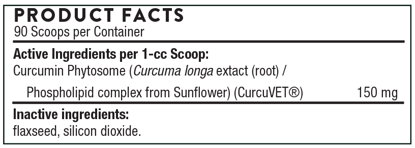 CurcuVET-SA150 Powder (Thorne Vet)