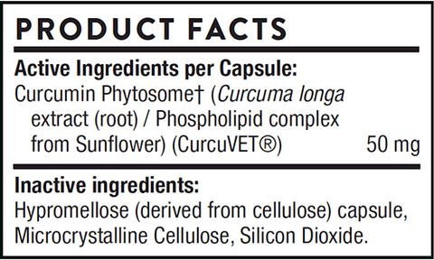 CurcuVET-SA50 (Thorne Vet)