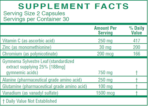 DB-7 (Rx Vitamins) Supplement Facts