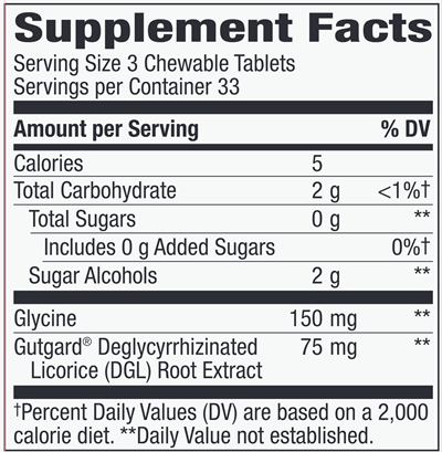 DGL Deglycyrrhizinated Licorice Sugar Free (Nature's Way)