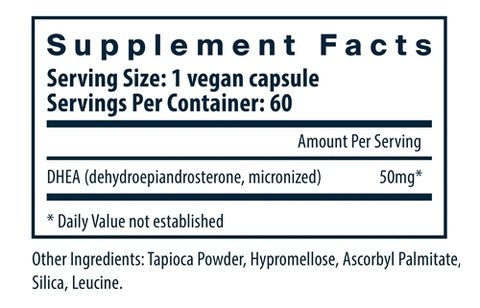 DHEA micronized 50mg Vital Nutrients