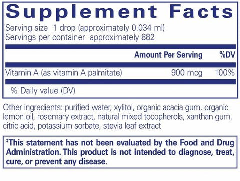 EmulsiSorb A liquid (Pure Encapsulations) supplement facts