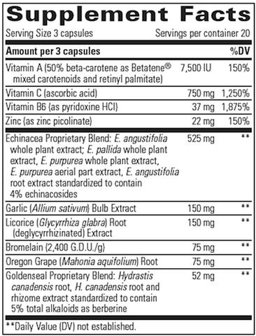 EHB (Echinacosides, Hydrastine, Berberine) – Immune Supporting Nutrients (Integrative Therapeutics)