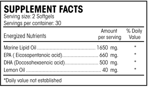 EPA/DHA Guard (Perque) Supplement Facts