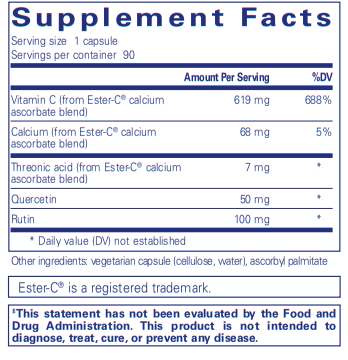 Essential-C & flavonoids (Pure Encapsulations)