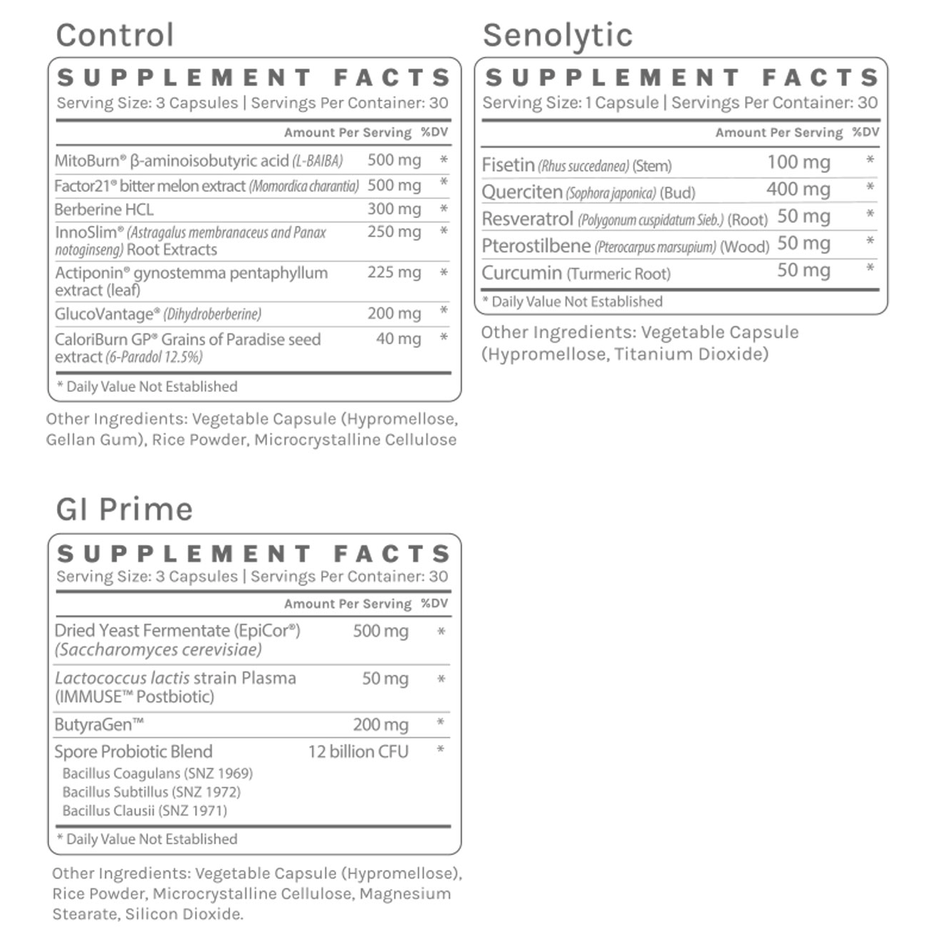 ExactPax Metabolic Activator (InfiniWell)