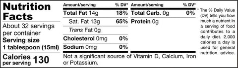 Extra Virgin Coconut Oil (Jarrow Formulas)