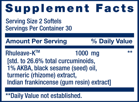 fast acting relief life extension supplement facts