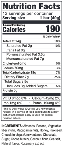 Fast Bar Chocolate Chip (ProLon)