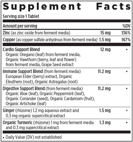 Fermented Zinc Complex (New Chapter)