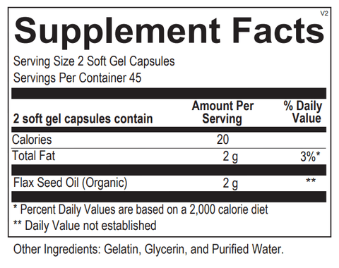 Flax Seed Oil (Ortho Molecular)