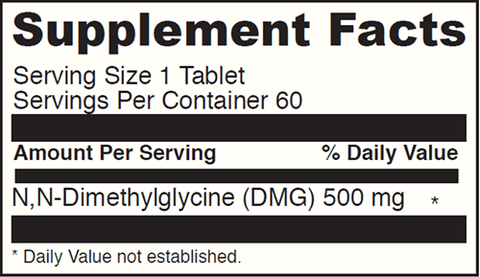 Gluconic Dmg 500 Mg DaVinci Labs Supplement Facts